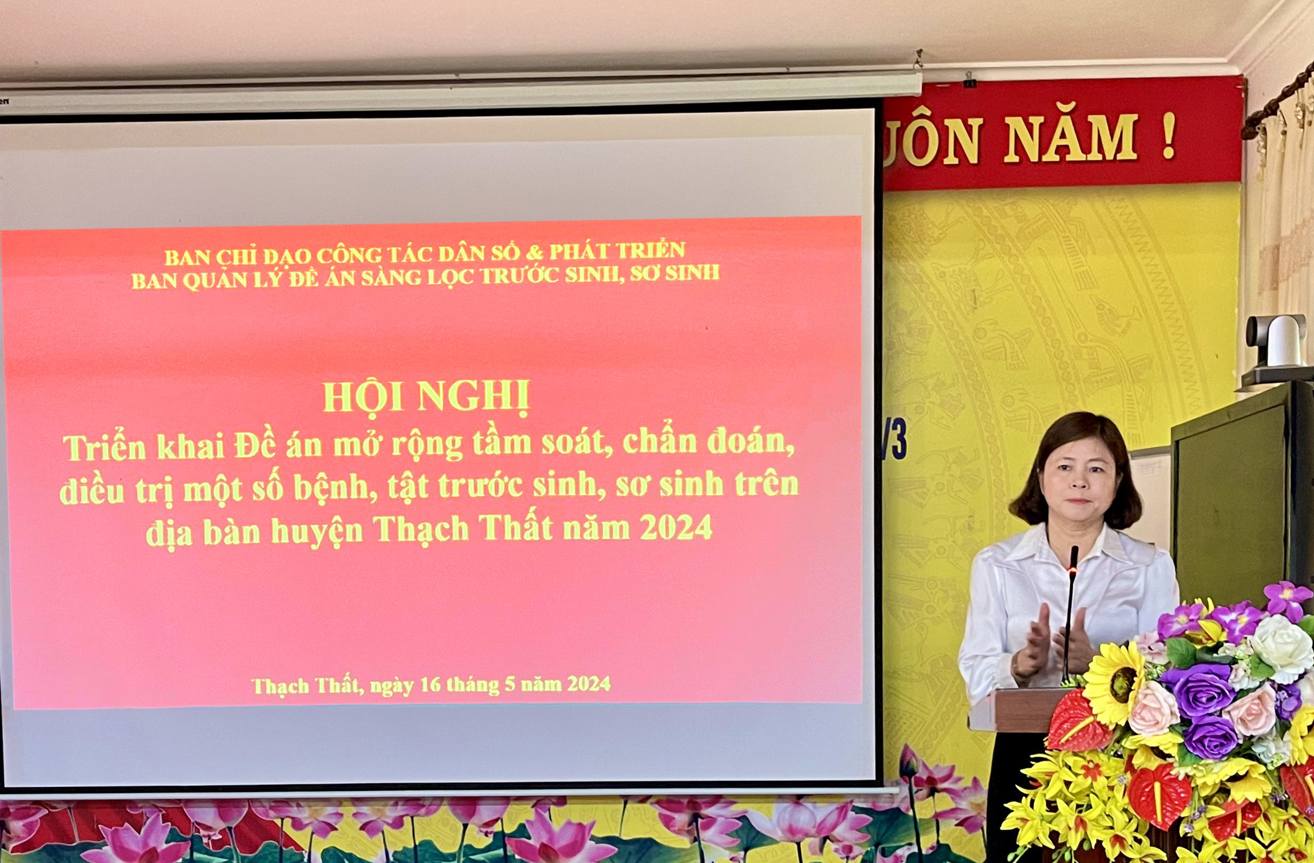 Thạch Thất: Triển khai đề án mở rộng tầm soát, chẩn đoán, điều trị một số bệnh, tật trước sinh, sơ sinh trên địa bàn huyện năm 2024